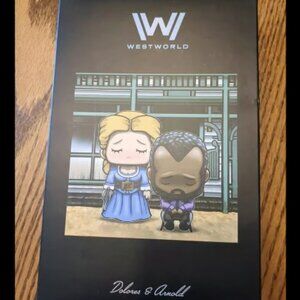 Westworld Dolores and Arnold 3D Figure LootCrate Artist Series New in Box